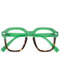 Mast Industria Italiana Occhiale Da Lettura Premontato Twins Silver Pancake Verde/Demi +1,00
