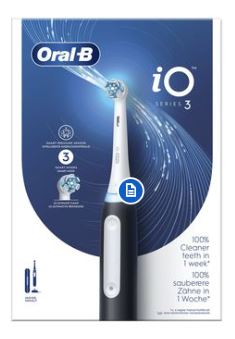 Oral-B Oralb Io3S Black Spazzolino Elettrico