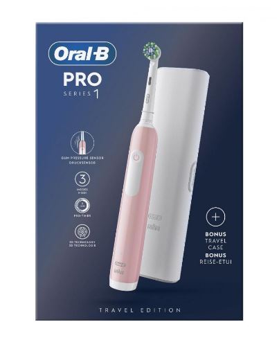 Oral-B Oralb Pro 1 Rosa Spazzolino Elettrico+Tc