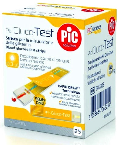 Pic Glucotest Strisce 25 Pz