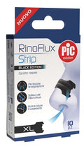 Pic Solution Rinoflux Black Edition Cerotto Nasale Xl 10 Pezzi