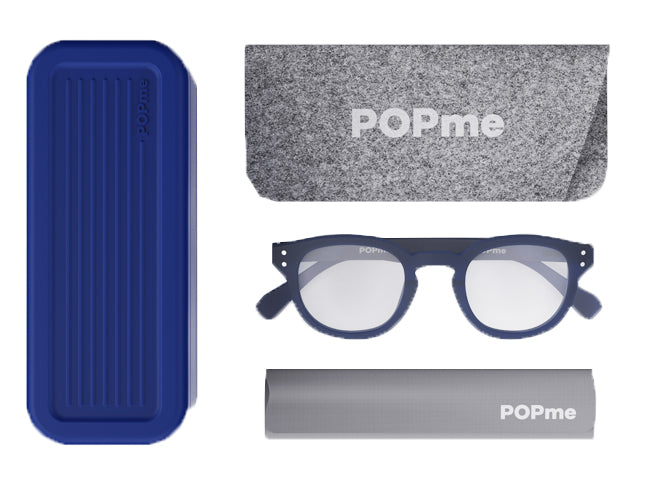 POPme Glasses Ocean Blue +2,5