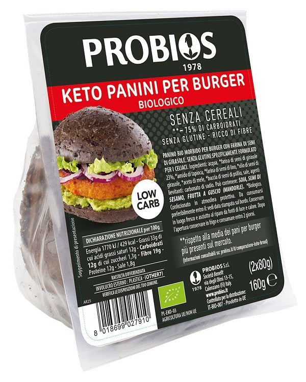 Probios Keto Panini Burger 160 g
