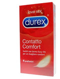 Durex Profilattico Contatto Comfort 4 Pezzi