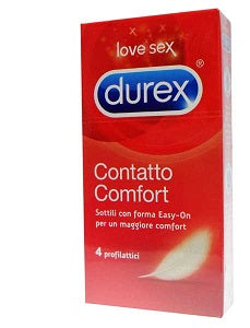 Durex Profilattico Contatto Comfort 4 Pezzi