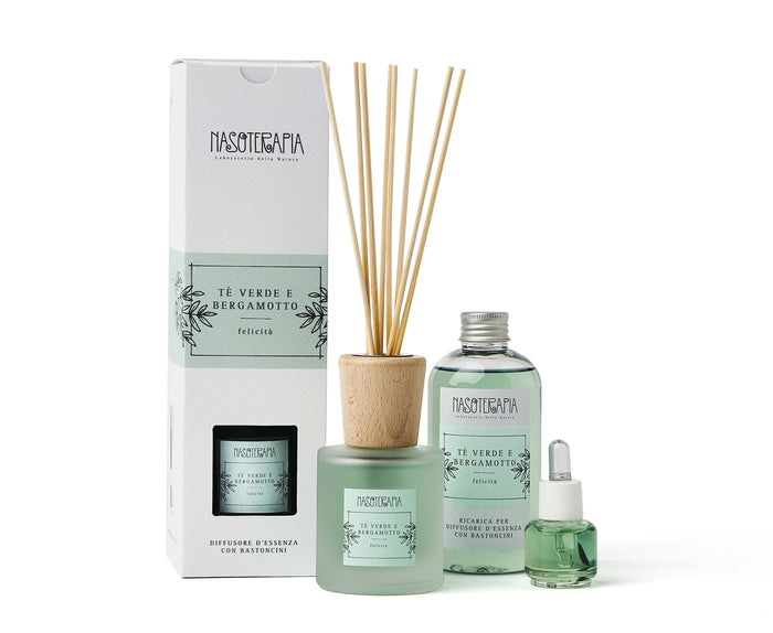Purae Diffusore Bastoncini Te' Verde Bergamotto 100 ml