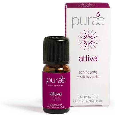 Purae Sinergia Olio Essenziale Attiva 10 ml