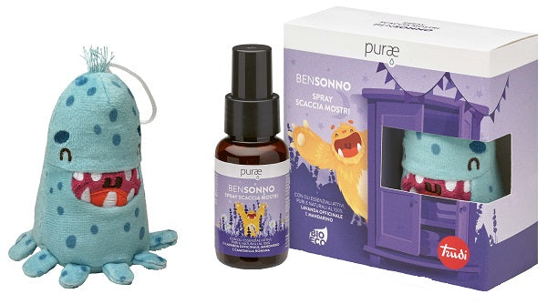 Hp Italia Purae Spray Bensonno Scacciamostri 50 Ml Con Mostro Trudi Turchese