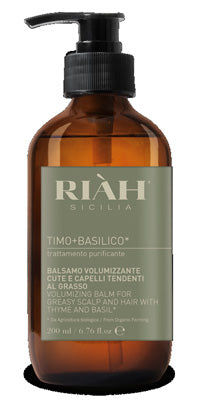 Riàh  Balsamo Volumizzante Timo Basilico