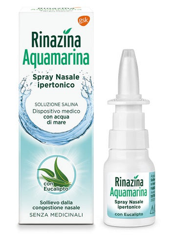 Rinazina Aquamarina Spray Nasale Ipertonico 20 ml