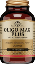 Solgar Oligo Mag Plus 100 Tavolette