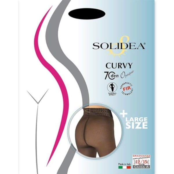 Solidea Curvy 70 Opaque Nero 2M-XL