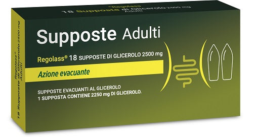 Supposte Adulti Glicerolo 2500 Mg Laboratorio Della Farmacia18 Pezzi