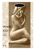 Solidea Venere 100 Collant Tutto Nudo Nero 1