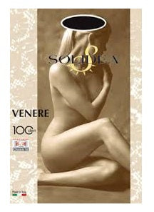 Solidea Venere 100 Collant Tutto Nudo Nero 1