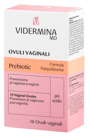 Vidermina Prebiotic Ovuli 10 Pz
