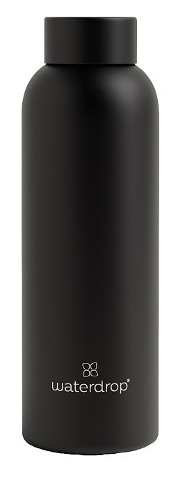 Waterdrop Microdrink Waterdrop Bottiglia Acciaio Black Matt 600 Ml